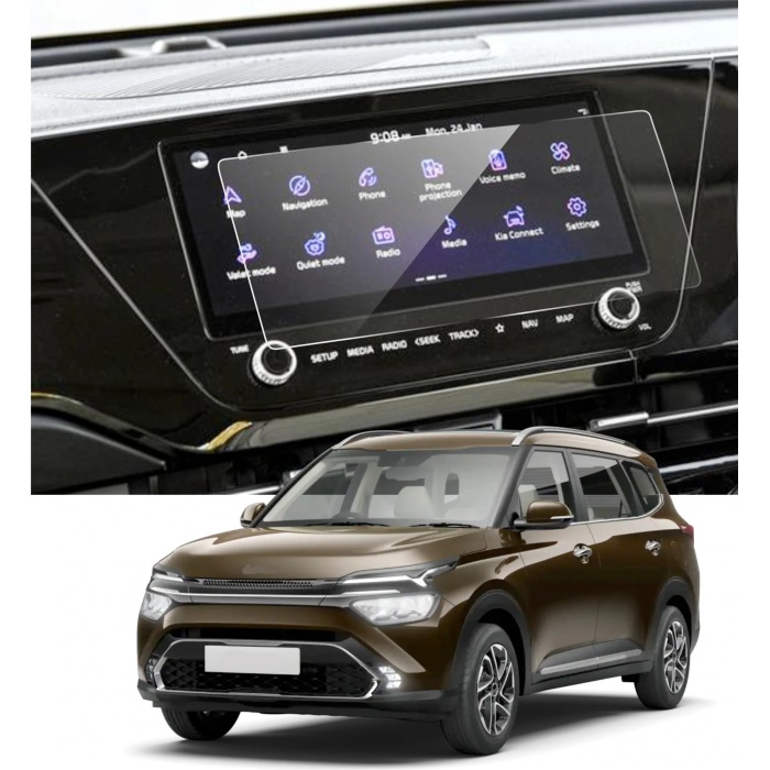 Kia Carens Prestige Plus 8 Inch Car Screen Guard