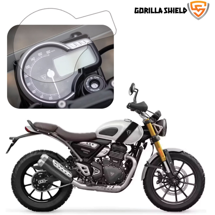 Triumph Scrambler 400X Bike Speedometer Screen Guard