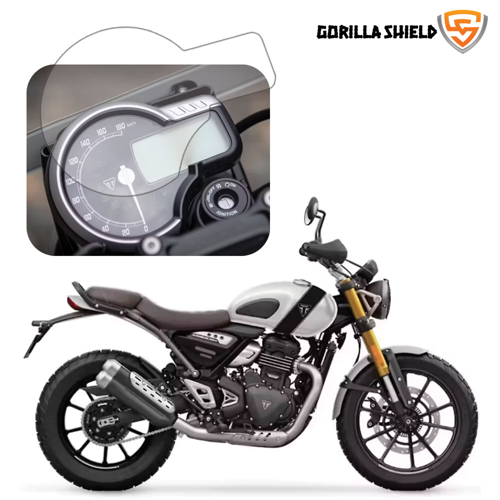 Triumph Scrambler 400X Bike Speedometer Screen Guard