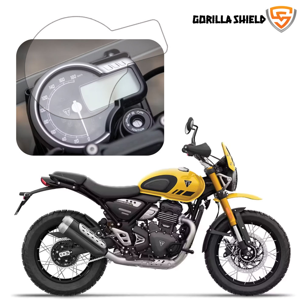 Triumph Scrambler 400XC Bike Speedometer Screen Guard