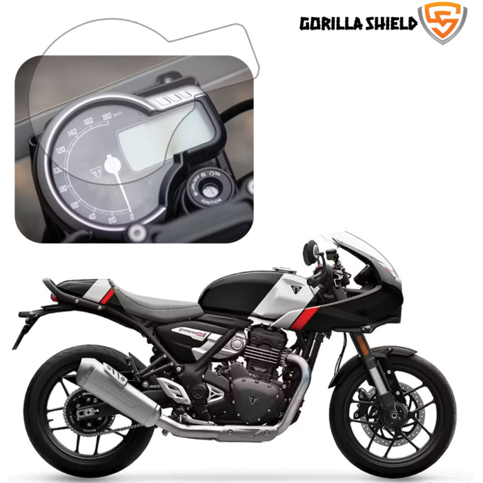 Triumph Thruxton 400 Bike Speedometer Screen Guard
