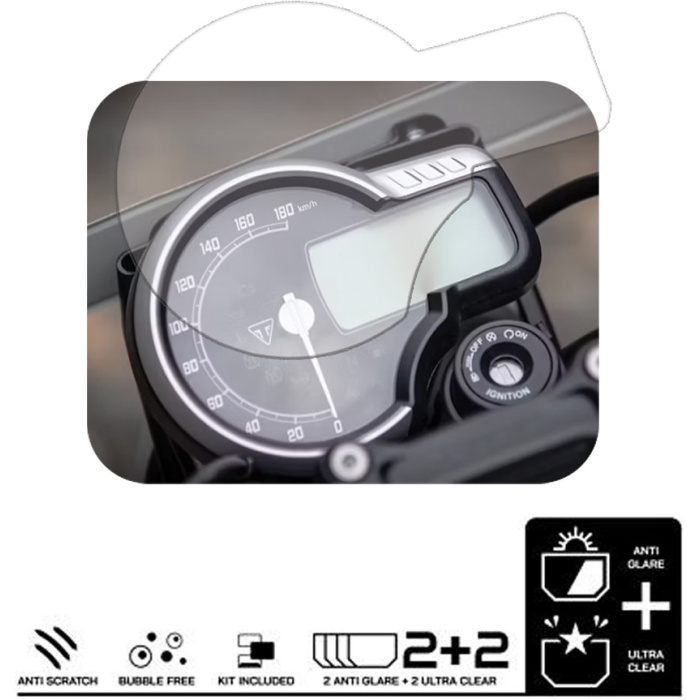Triumph Thruxton 400 Bike Speedometer Screen Guard